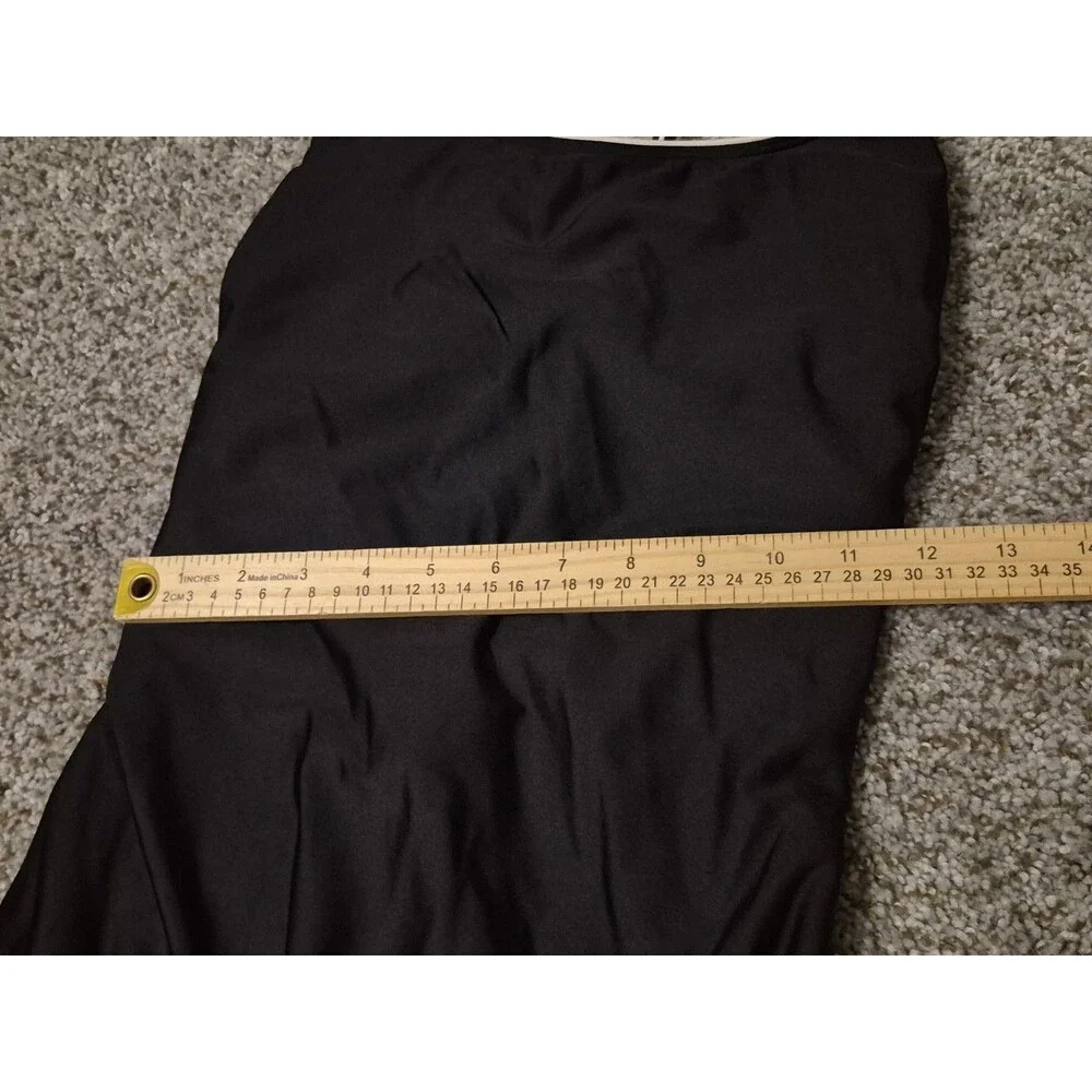Speedo Black One Piece Swimsuit Size 6 Bathing Swim Team School